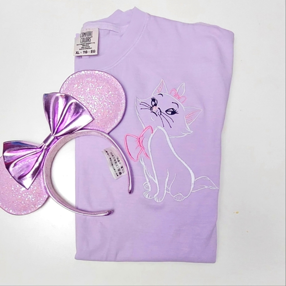 Embroidered Marie shirt or sweatshirt
